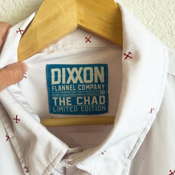 Dixxon Flannel The Chad Button Up Shirt Size 2X Performance Short Sleeve Print - Picture 3 of 7